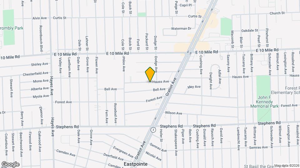 16184 Hauss Ave Mapa y Detalles de la Ubicación