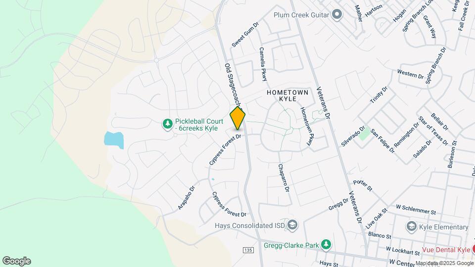 637 Cypress Forest Dr Map and Location Details