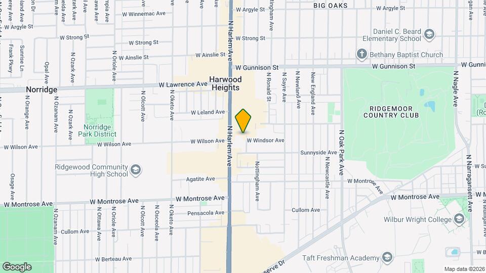 4532 Nottingham Ave Map and Location Details