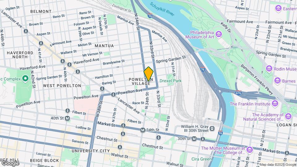 313 N 34th St Map and Location Details