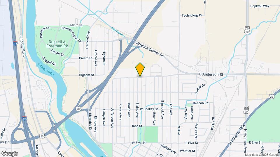 535 W Anderson St Mapa y Detalles de la Ubicación