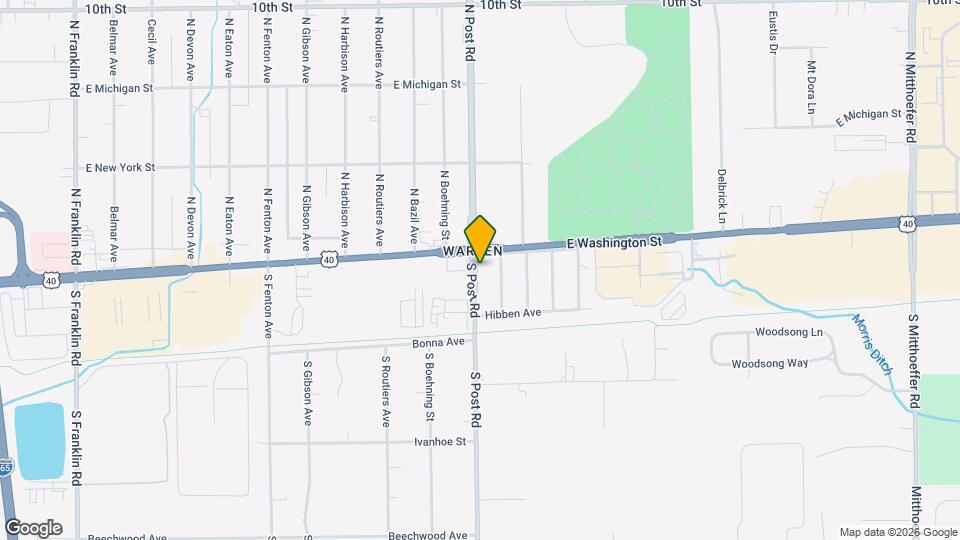 15 S Post Rd Map and Location Details