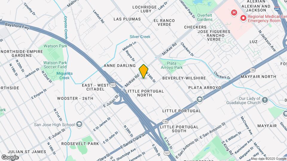 266 N 33rd St Mapa y Detalles de la Ubicación