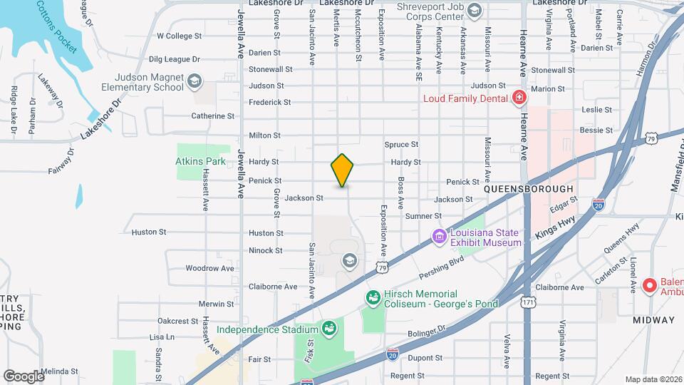 3410 Jackson St Mapa y Detalles de la Ubicación