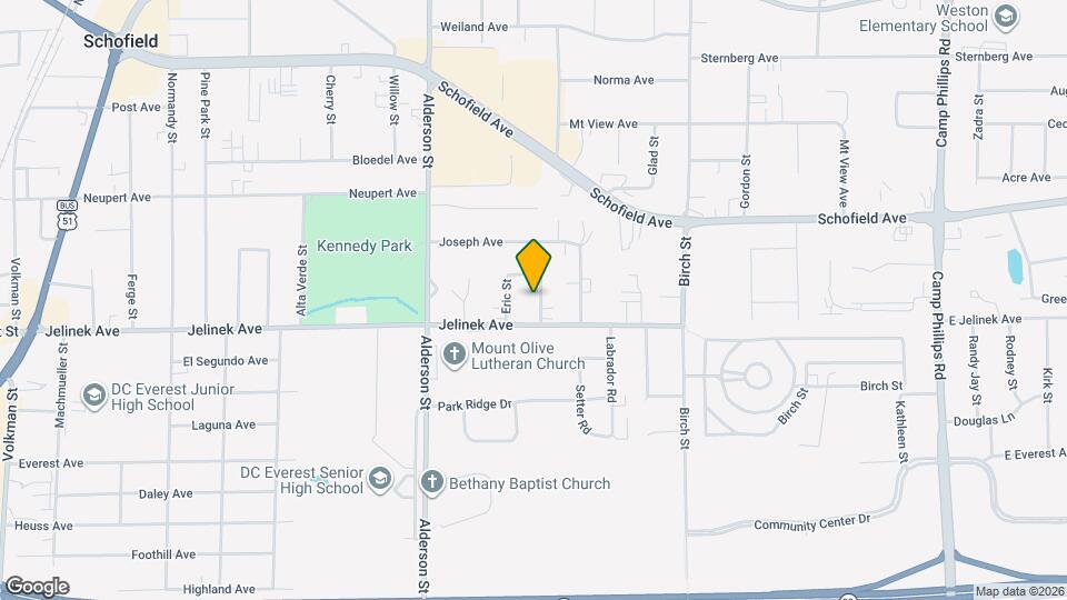 6008 Jessica St Map and Location Details