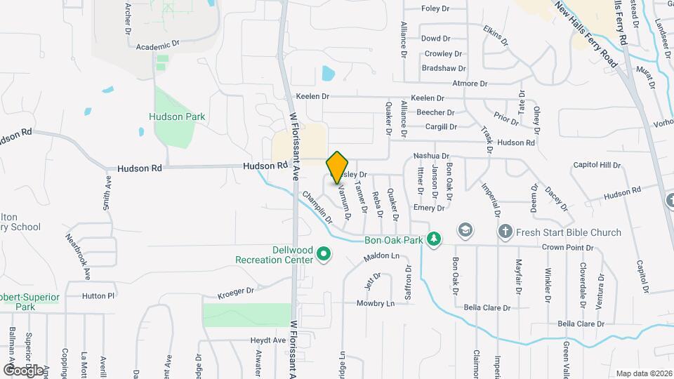 10319 Varnum Dr Map and Location Details