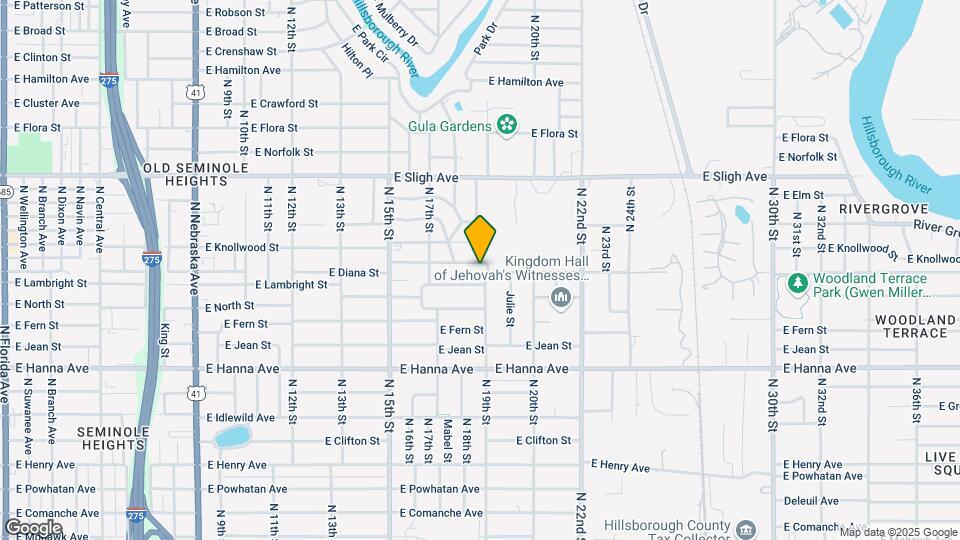 1813 E Diana St Map and Location Details