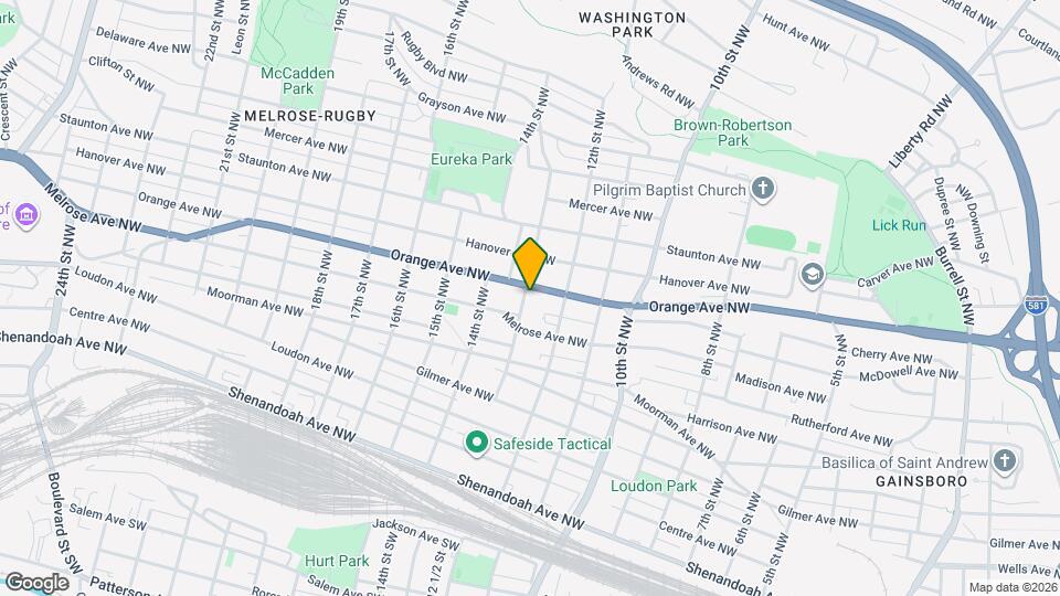 1230 Orange Ave NW Map and Location Details