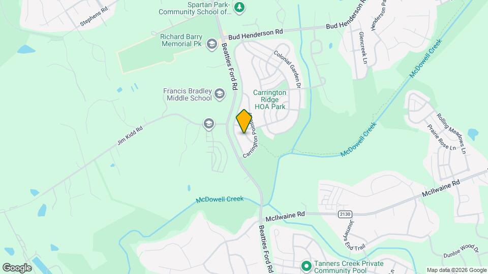 13127 Andover Cres Ln Mapa y Detalles de la Ubicación