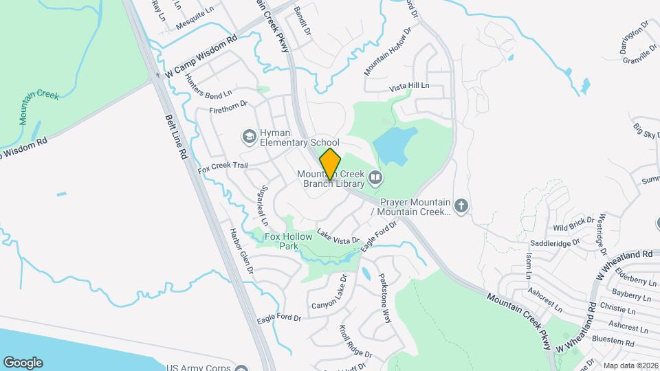 8304 Paxson Trail Map and Location Details