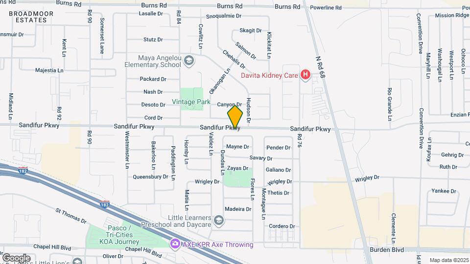 8007 Redonda Dr Map and Location Details