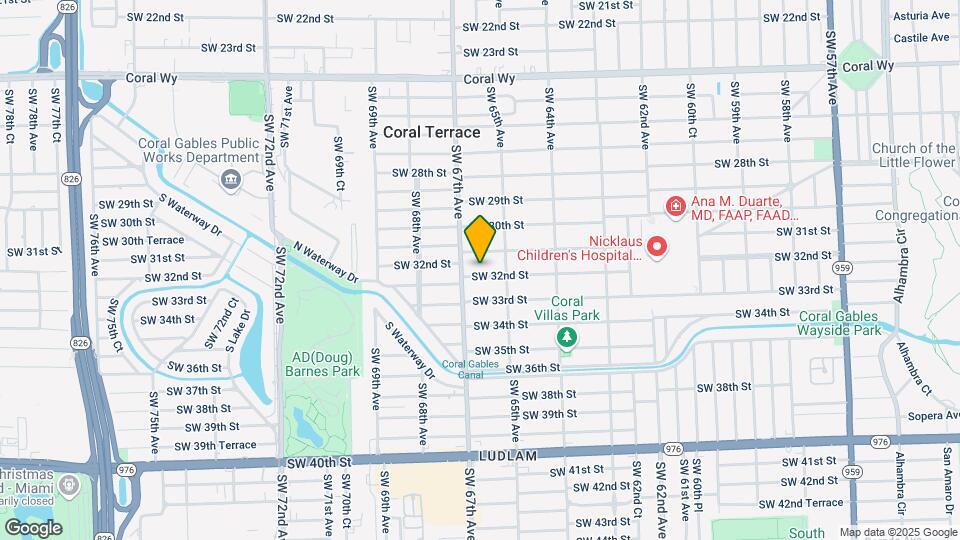 6551 SW 32nd St Map and Location Details