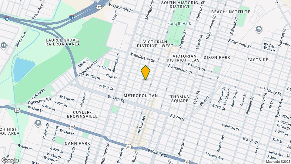 1718 Barnard St, Unit 1720 Barnard Upstairs Map and Location Details