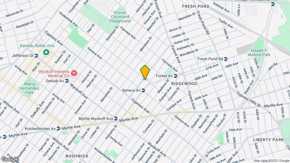 682 Onderdonk Ave, Unit 3 Map and Location Details