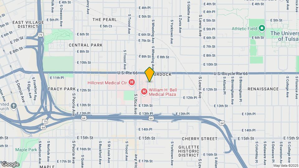 1135 S Victor Ave Map and Location Details