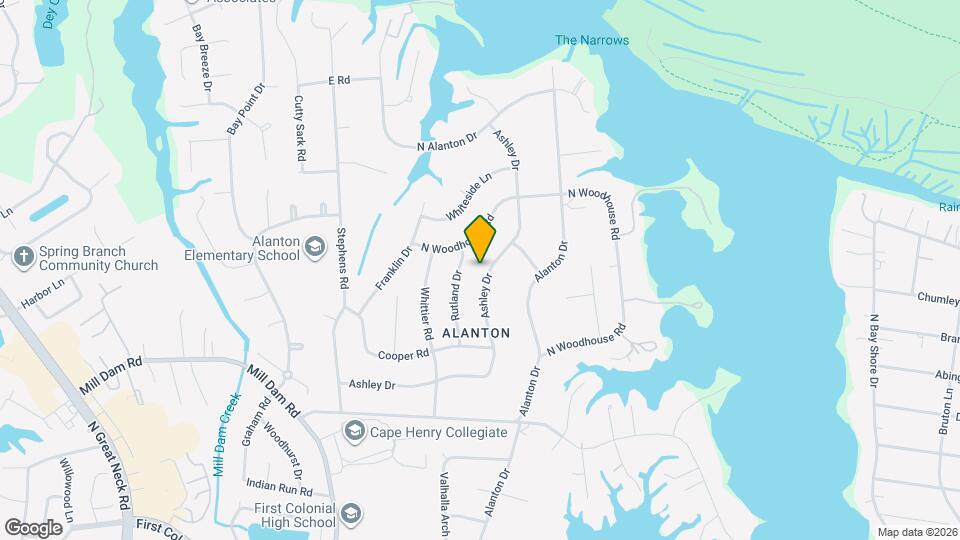 1437 Ashley Dr Map and Location Details