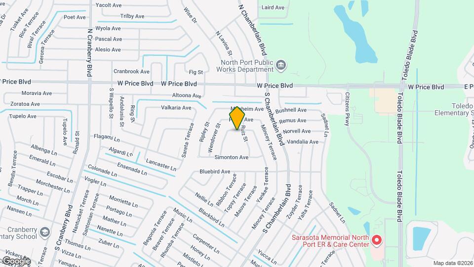 2333 Renfro Ave Map and Location Details