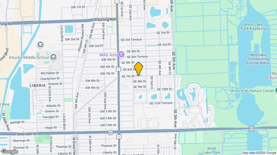 240 SE 7th St Mapa y Detalles de la Ubicación