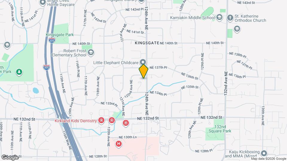 13432 123rd Ave NE Map and Location Details