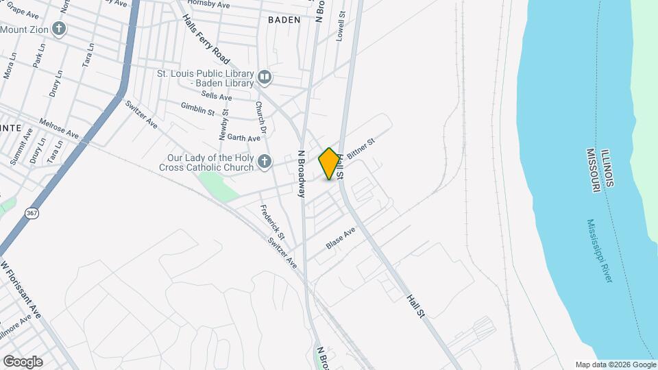 719 Thrush Ave Map and Location Details