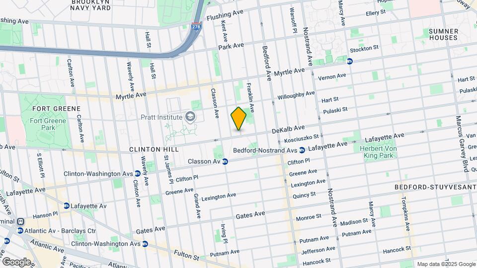 463 Dekalb Ave Map and Location Details