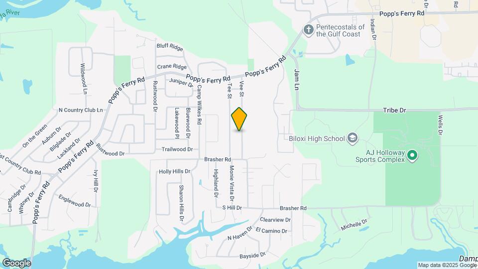 833 Vee St Map and Location Details