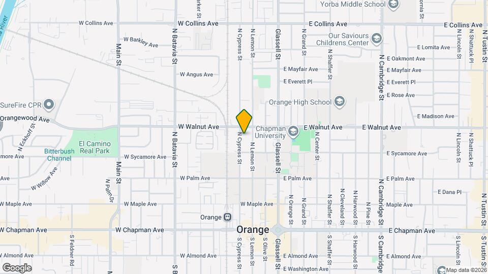 465 N Cypress St Mapa y Detalles de la Ubicación
