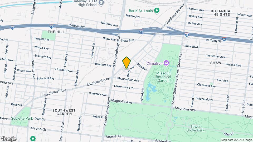 4603 Cleveland Ave Map and Location Details