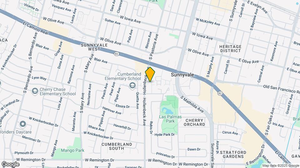 735 Reseda Dr Map and Location Details