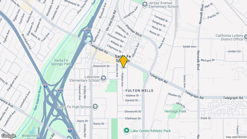 10142 Flallon Ave Map and Location Details