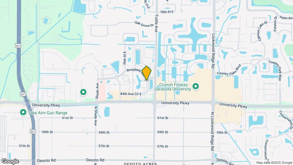 8351 38th St Cir E Map and Location Details