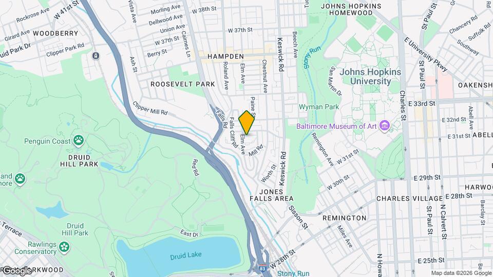 3109 Elm Ave Map and Location Details