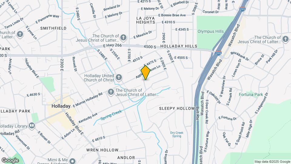 4585 S 2770 E Map and Location Details