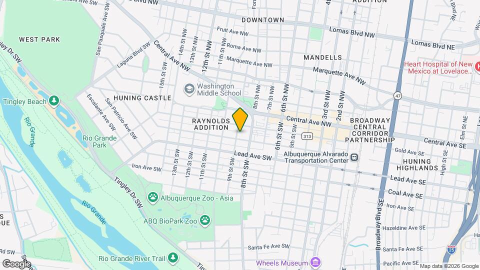 877 Silver Ave SW Map and Location Details