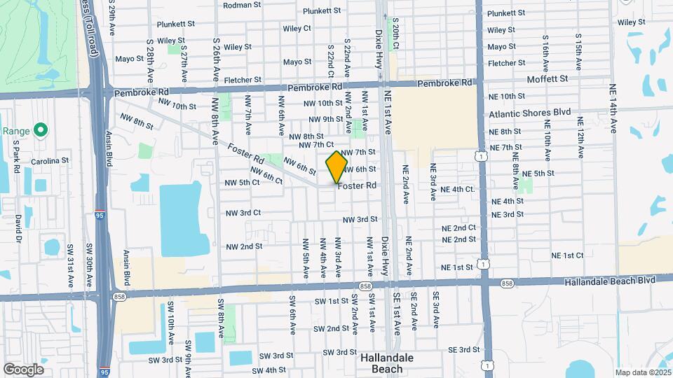 416 NW 3rd Ave Map and Location Details