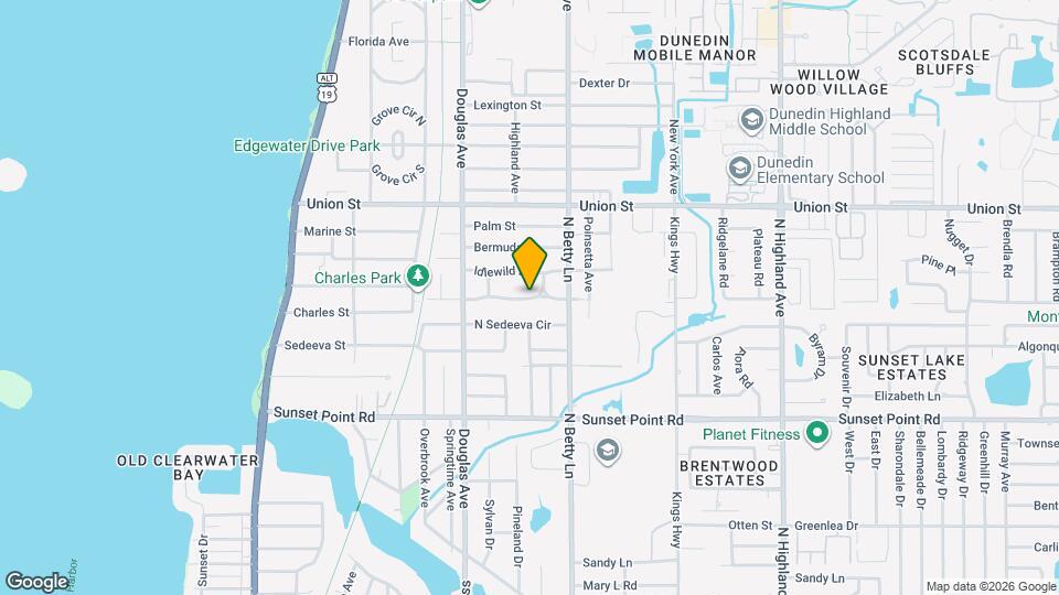 1262 Woodlawn Ter Mapa y Detalles de la Ubicación