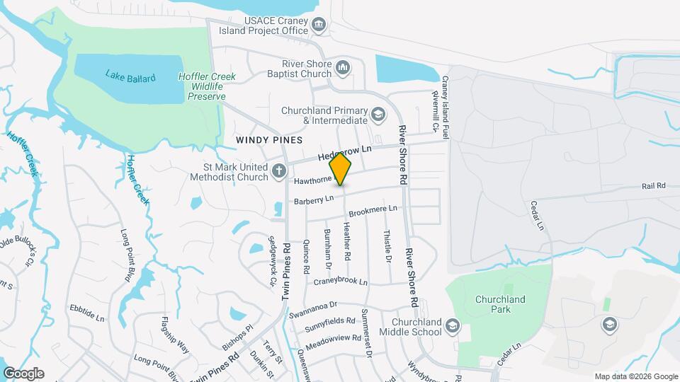 5800 Barberry Ln Mapa y Detalles de la Ubicación