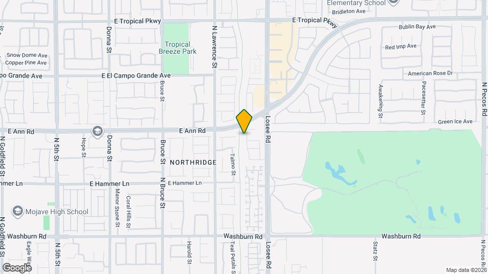 5537 Ayers Cliff St, Unit D525 Map and Location Details