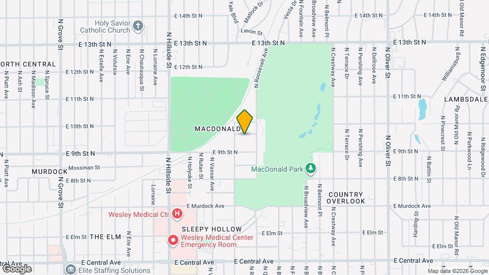 3615 E Oneida St Map and Location Details
