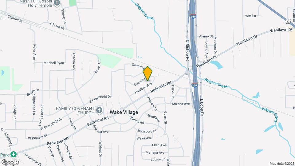 811 Hawkins Ave Map and Location Details