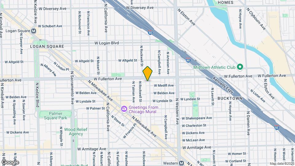 2336 N Maplewood Ave Map and Location Details