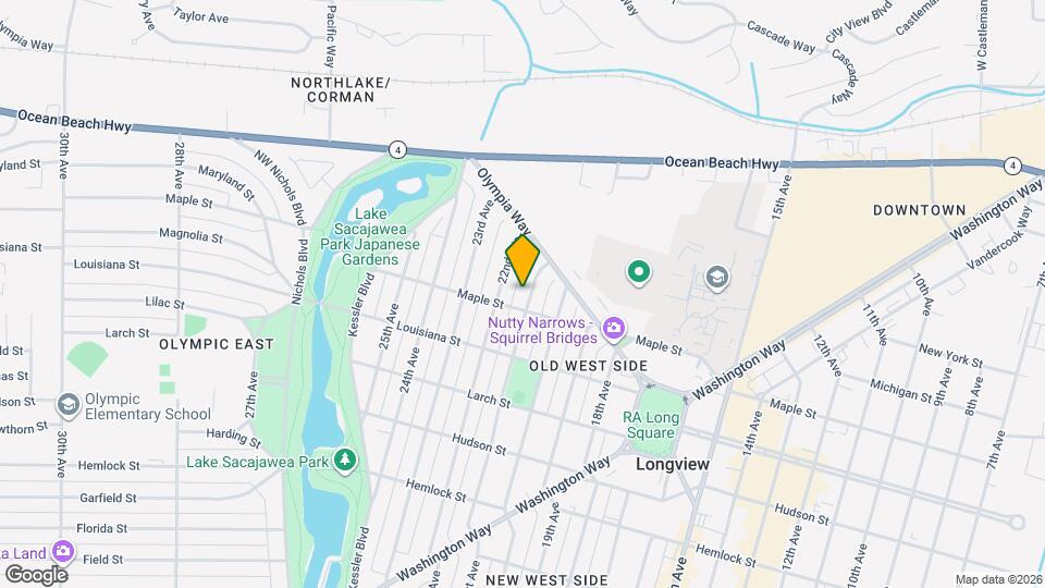1615 21st Ave Mapa y Detalles de la Ubicación