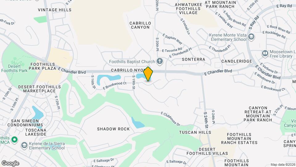 1936 E Brookwood Ct Map and Location Details