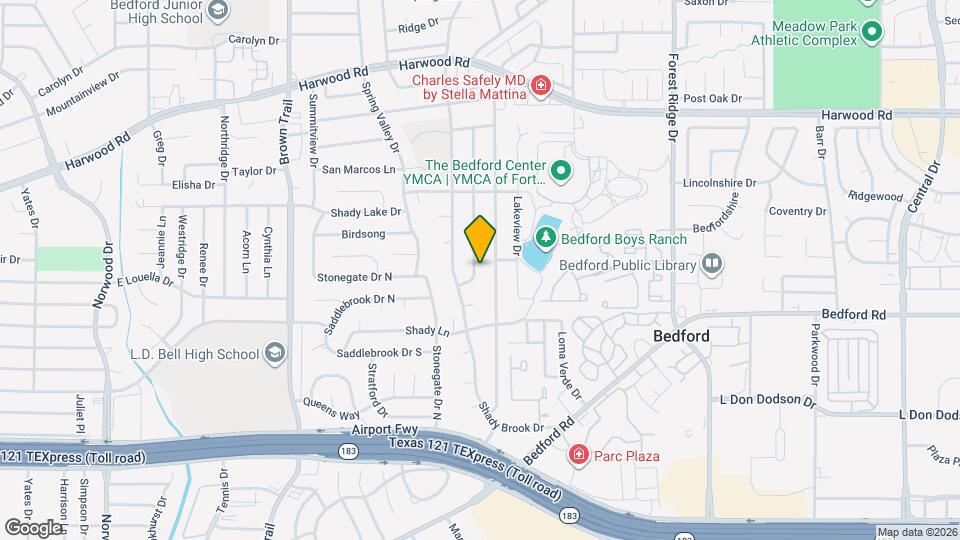 2240 Shady Meadow Dr Map and Location Details