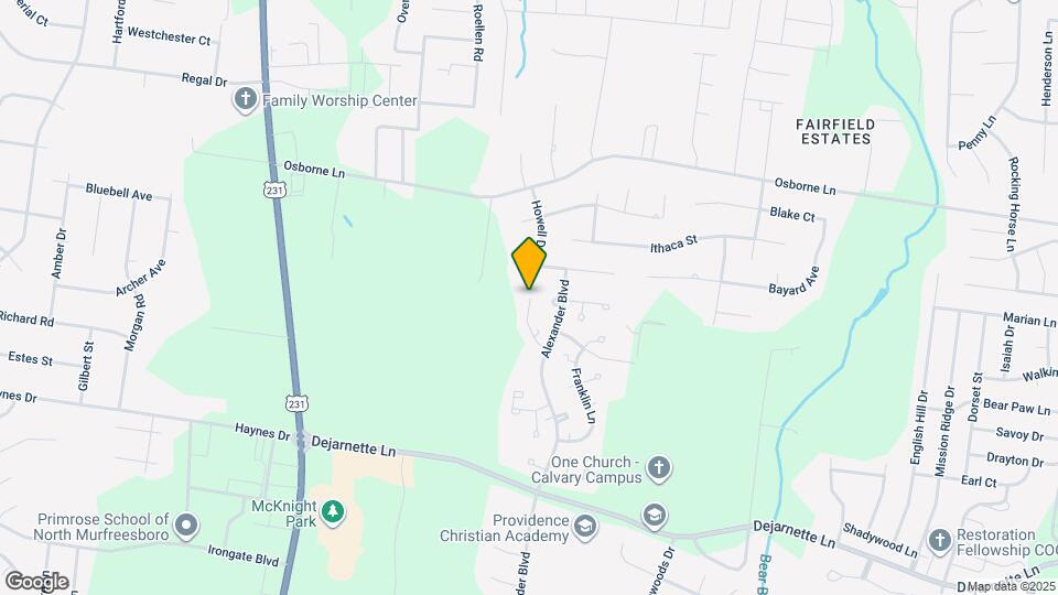 2919 Chase Ln Map and Location Details