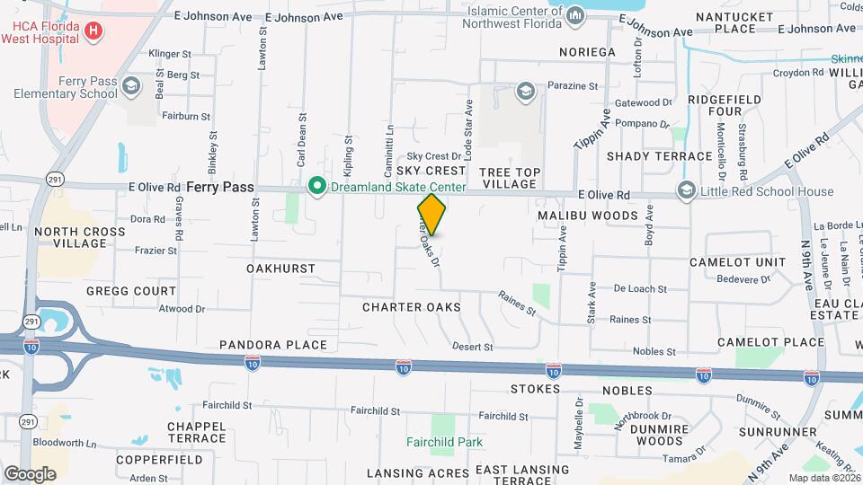 7834 Charter Oaks Dr Map and Location Details