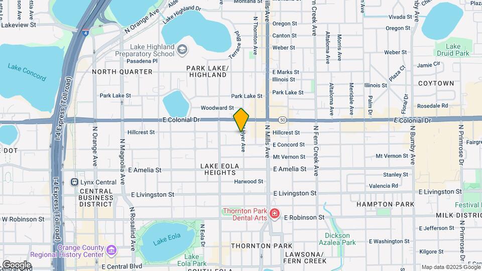614 N Hyer Ave Map and Location Details