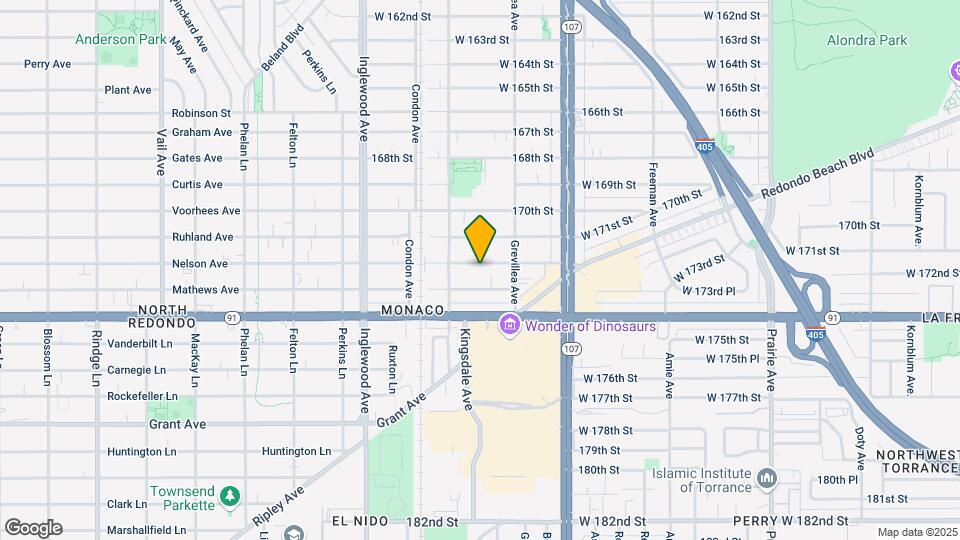 4542 W 172nd St Mapa y Detalles de la Ubicación