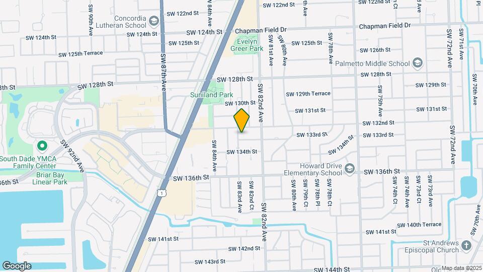 13255 SW 83rd Ave Map and Location Details