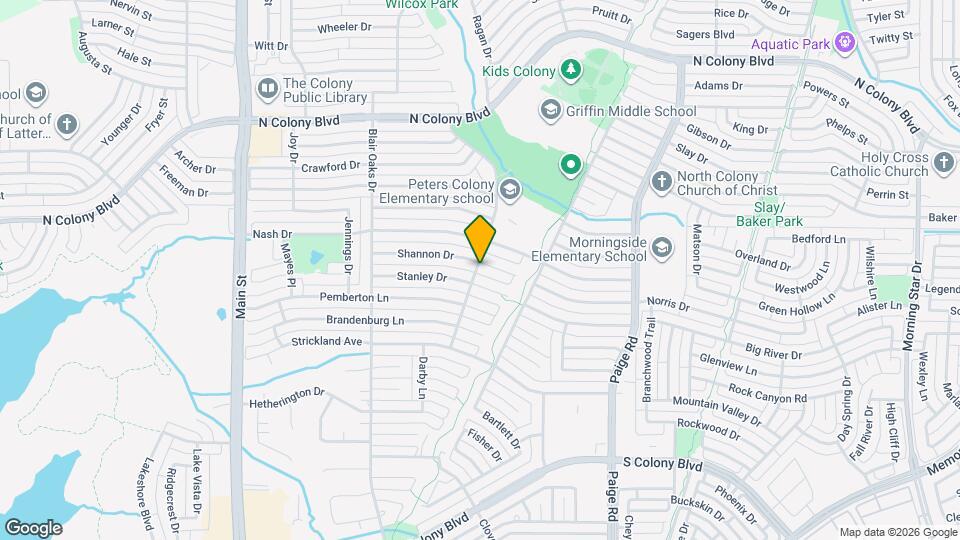 5100 Shannon Dr Map and Location Details